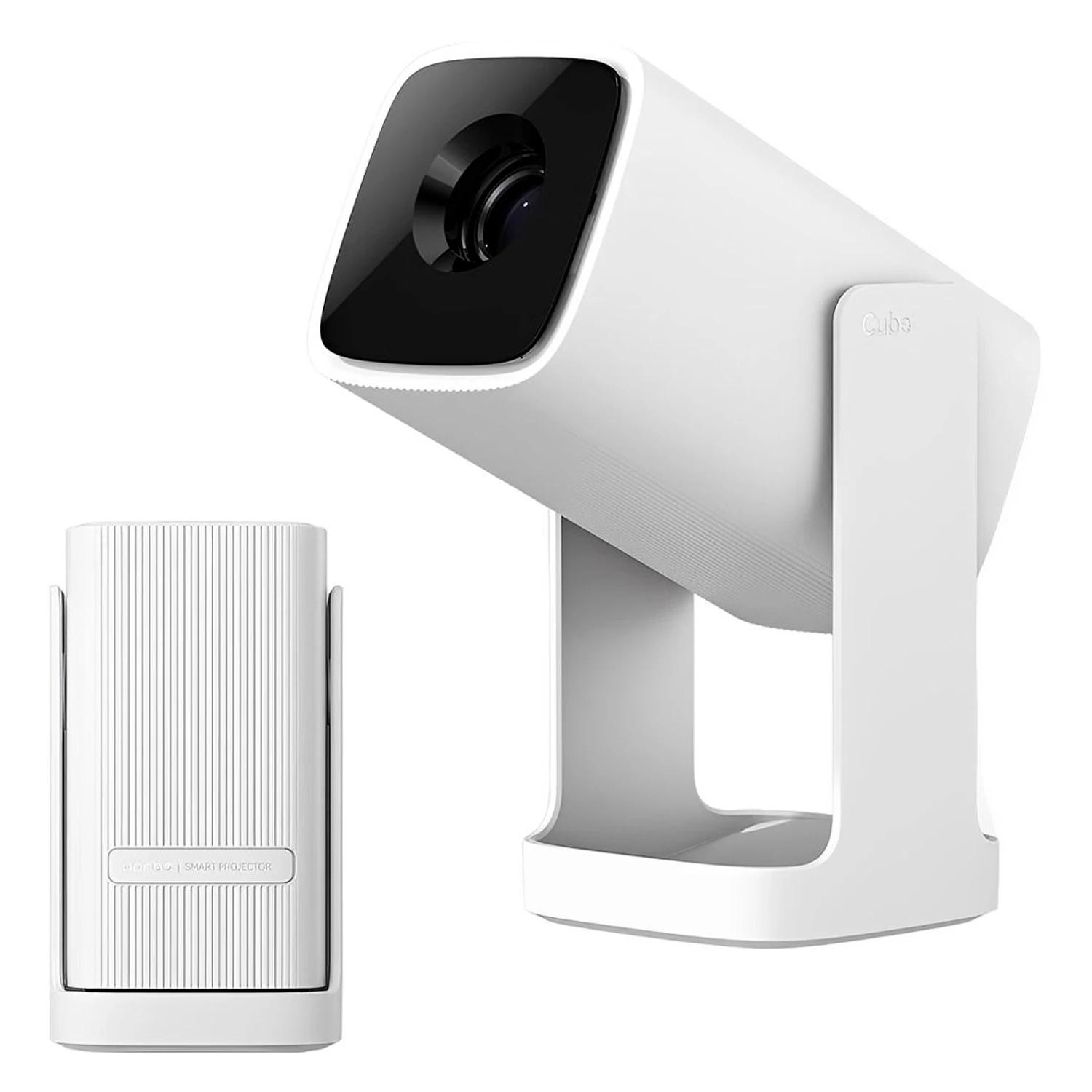 Projector PORTABLE SMART WANBO CUBE 1 350LUMENS ALPINE WHITE - Imagen 3