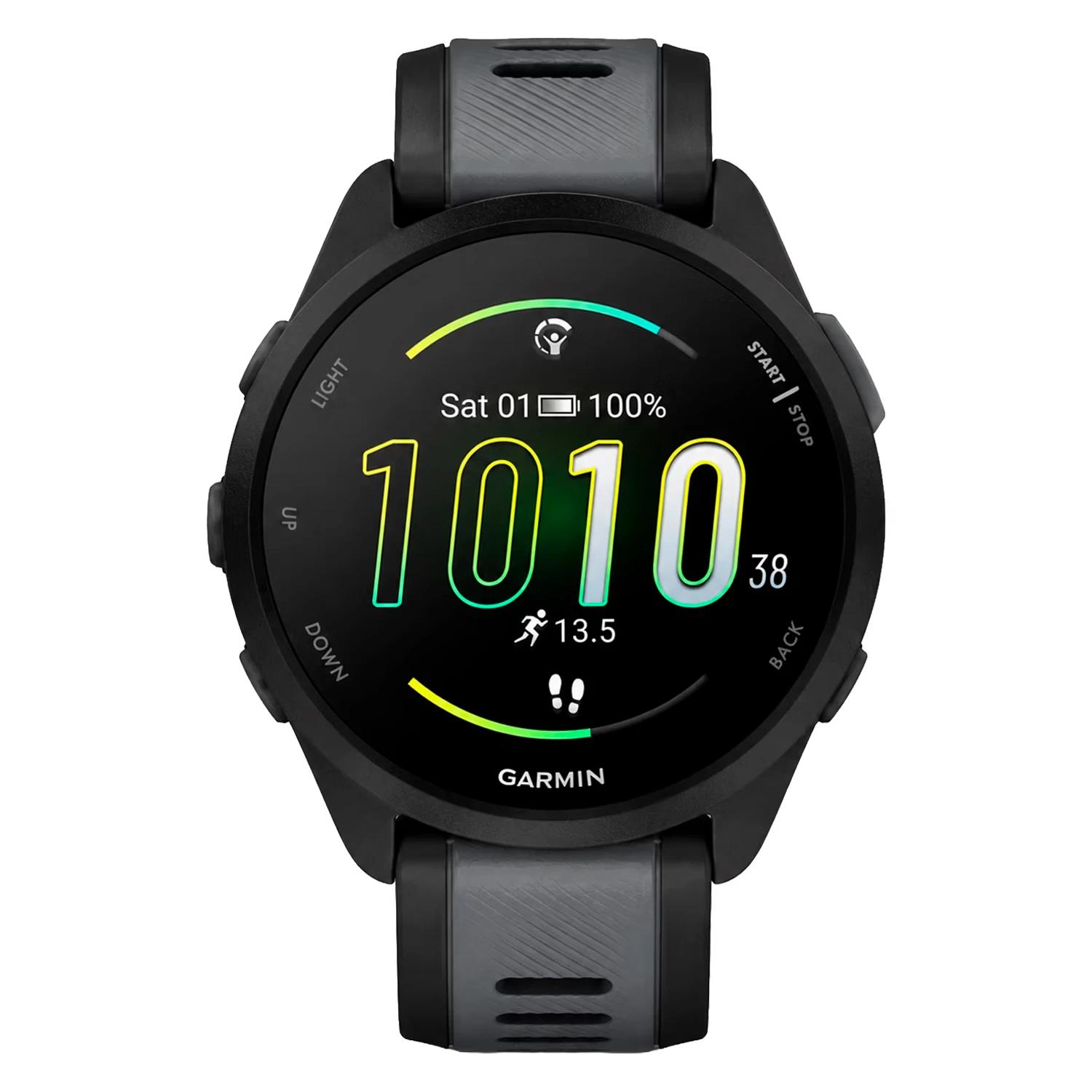Smartwatch Garmin Forerunner 165 010-02863-aa/ac - Negro Y Gris