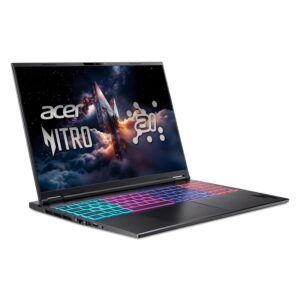 Notebook Gamer Acer Nitro 16S AI AMD Ryzen AI 7-350 RTX 5060 8GB 16GB RAM 1TB SSD Tela 16" WUXGA Windows 11 Inglês Preto - AN16S-61-R7YL - Imagen 2
