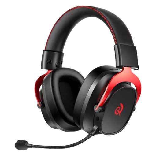 Auriculares QCY VT200 HEROAD BH25H8GMB GAMING C/MIC ARCO BLACK/RED