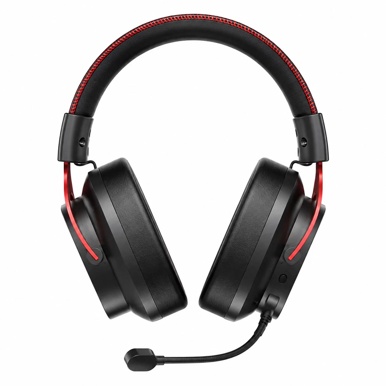 Headset Gamer QCY Heroad VT200 BH25H8GMB Wireless - Preto e Vermelho - Imagen 2