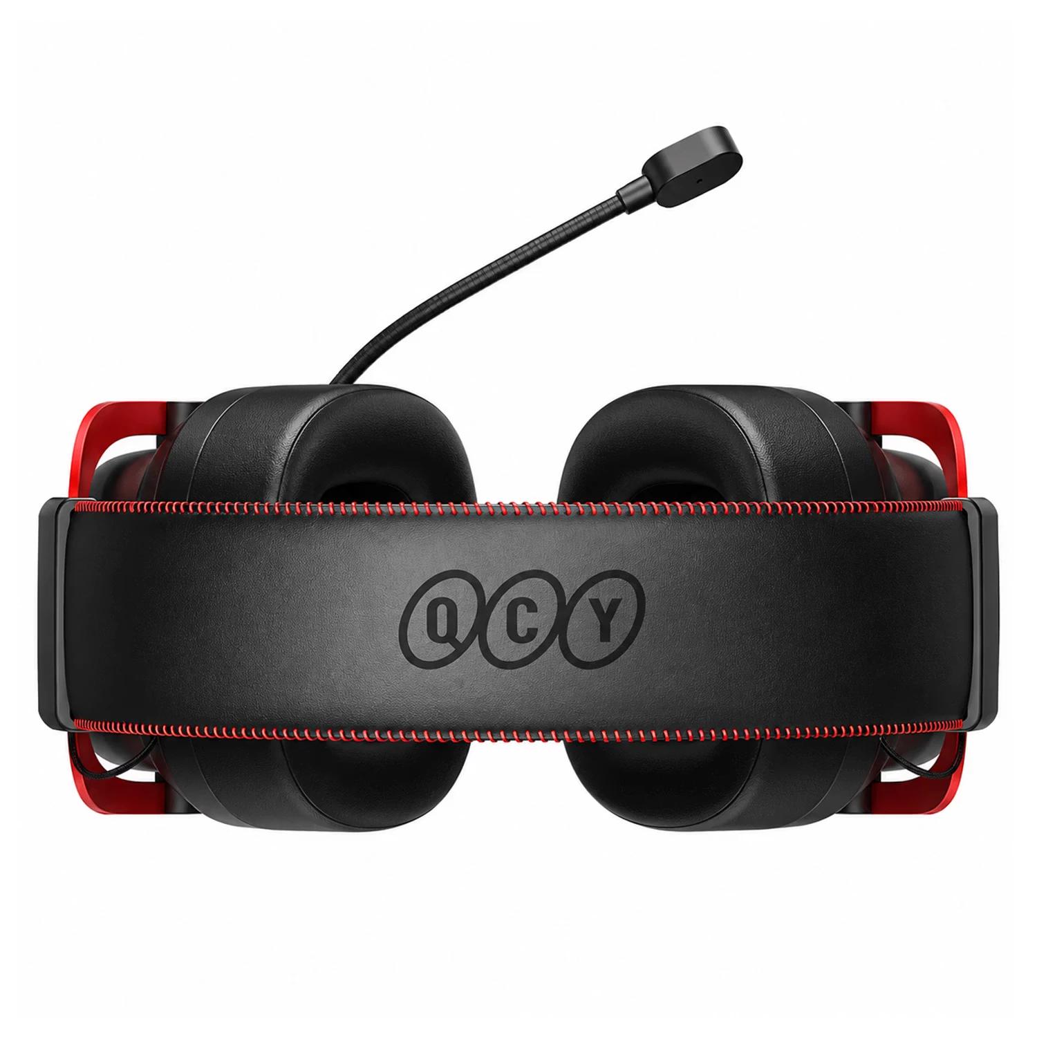Headset Gamer QCY Heroad VT200 BH25H8GMB Wireless - Preto e Vermelho - Imagen 4