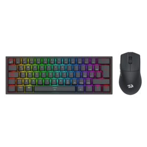 Kit Gamer Redragon Teclado K617rgb-sp + Mouse M724 - S143