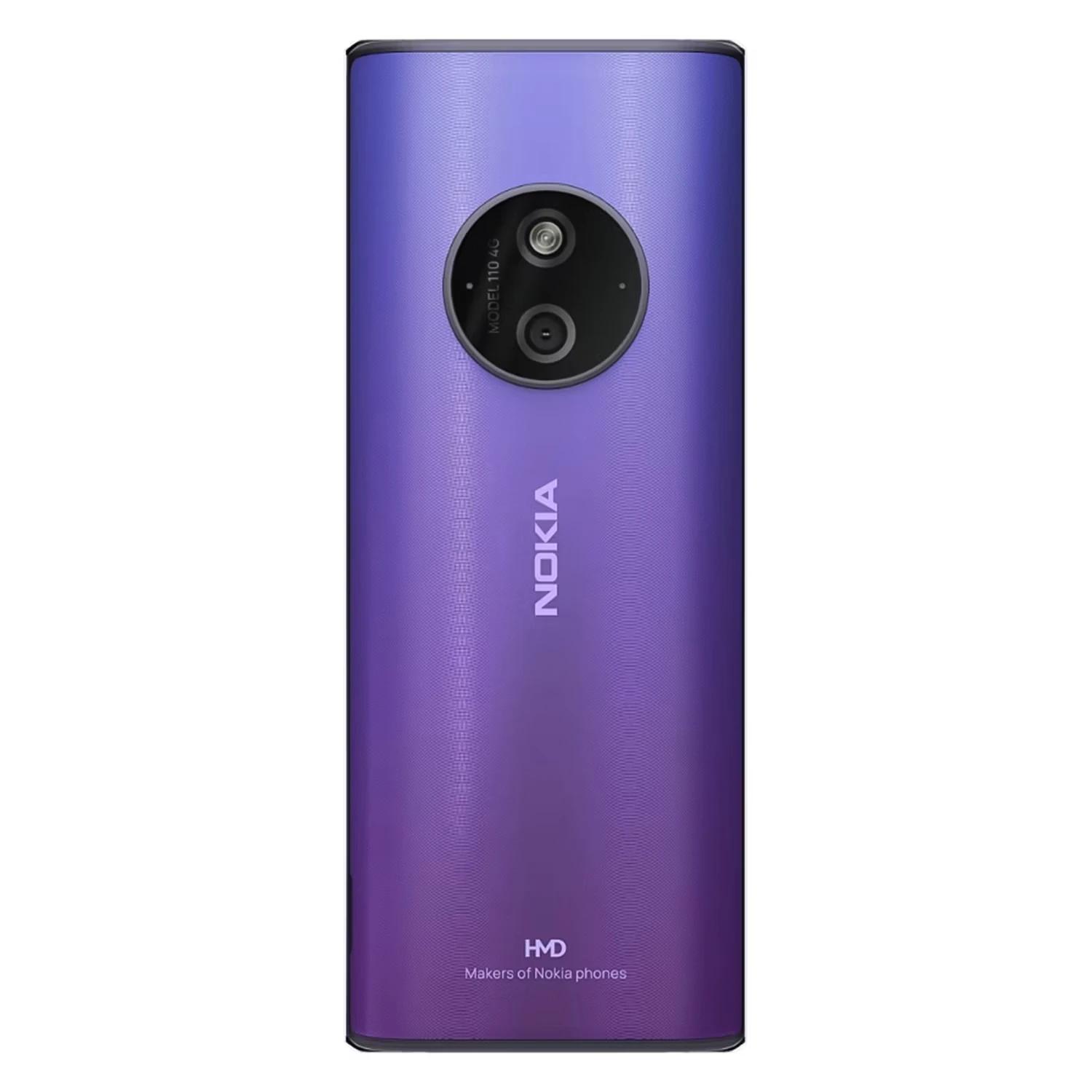 Celular Nokia 110 4G TA-1655 Dual SIM Pantalla 1.8" - Morado - Imagen 3