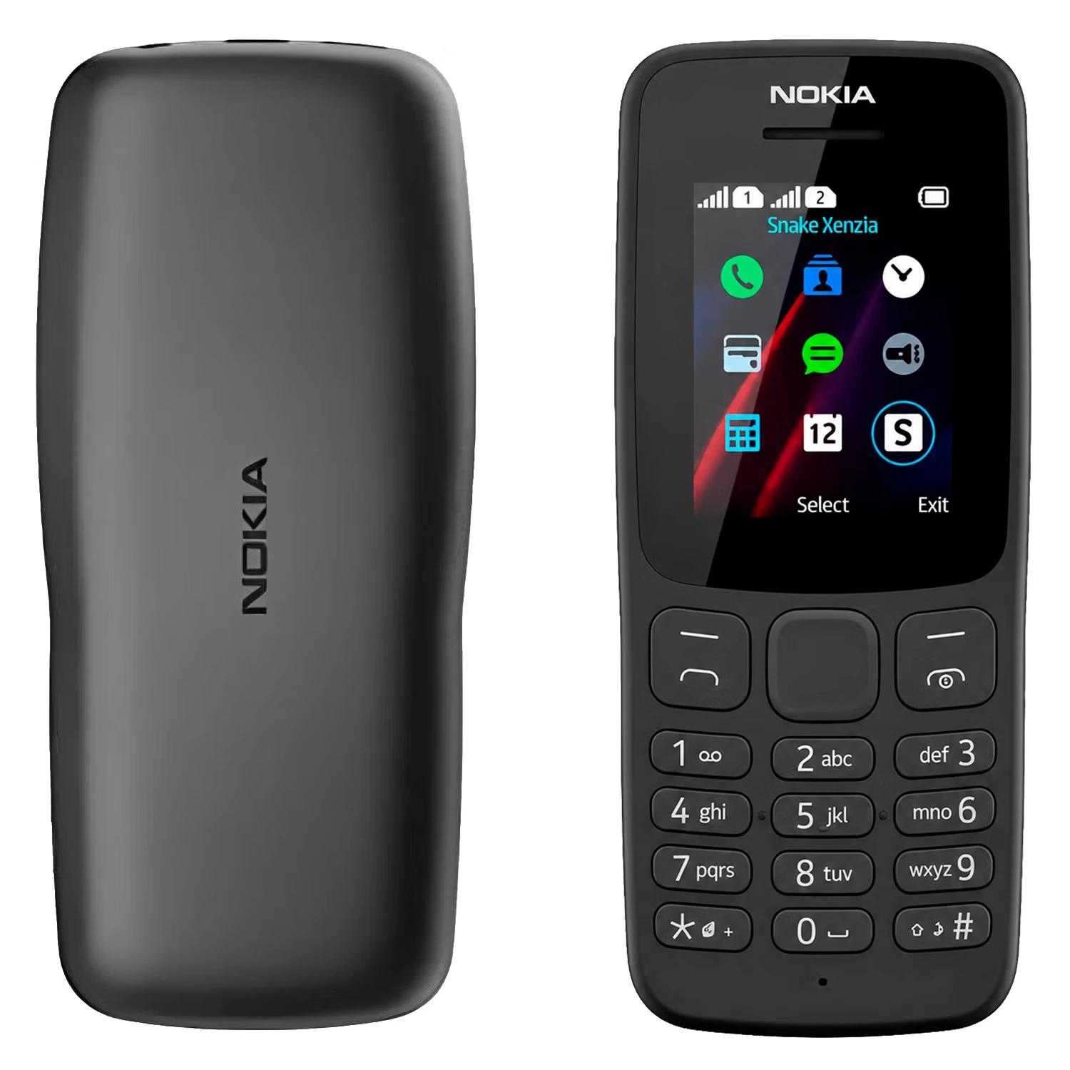 Celular Nokia 106 TA-1190 Dual SIM Pantalla 1.8" - Negro - Imagen 4