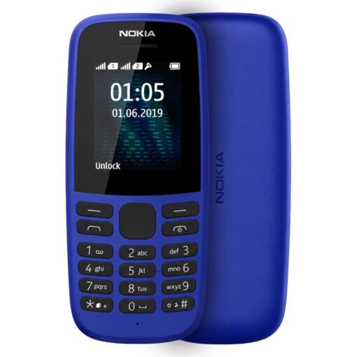 Celular Nokia 105 4g Ta-385 Dual Sim Pantalla 1.4" - Azul