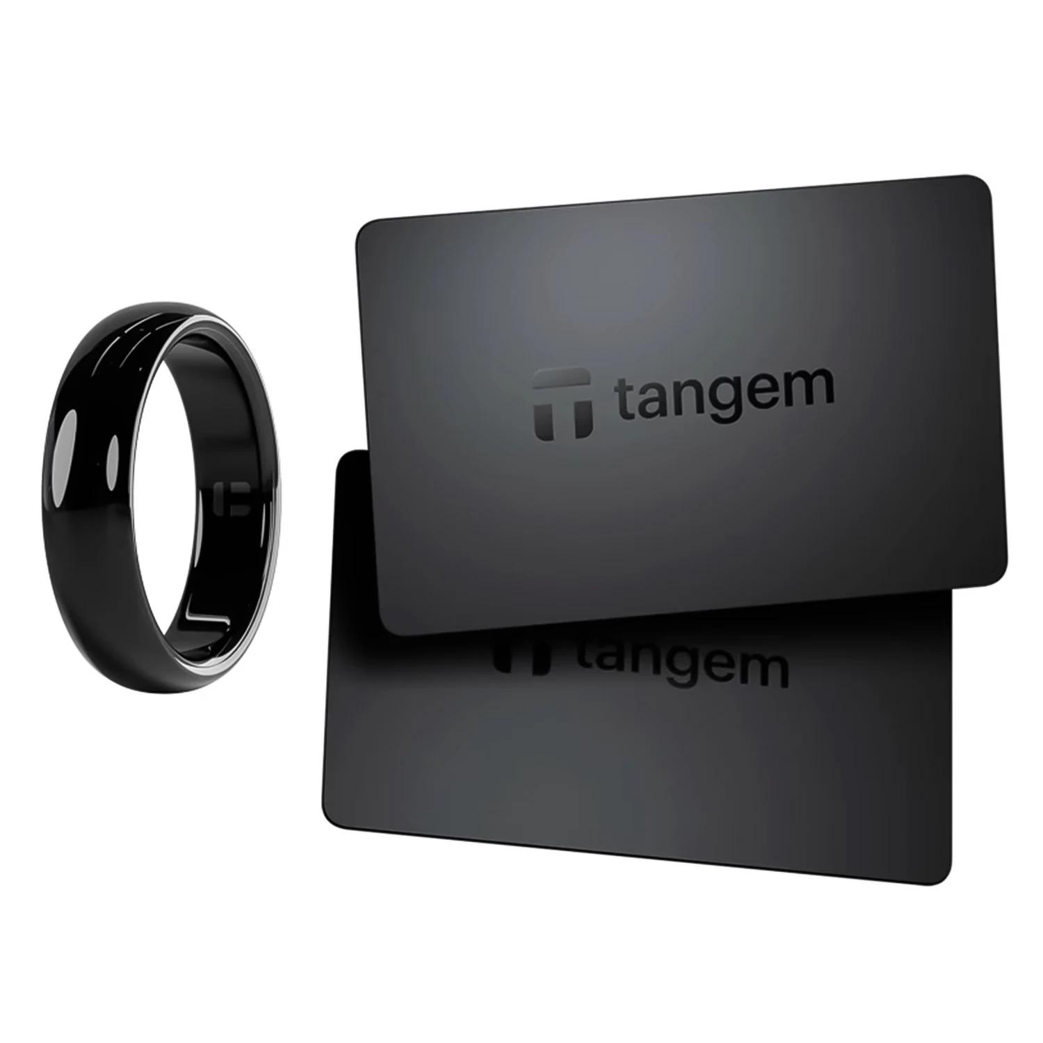 Cartera Para Criptomonedas Tangen Ring + Anel Size 7 - (2 Cartões) - Imagen 2