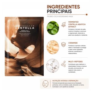 Máscara Facial SKIN1004 Madagascar Centella Probio-Cica Nourishing - 5 Unidades - Imagen 3