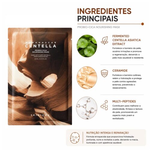 Alternative view of Máscara Facial SKIN1004 Madagascar Centella Probio-Cica Nourishing 22ml