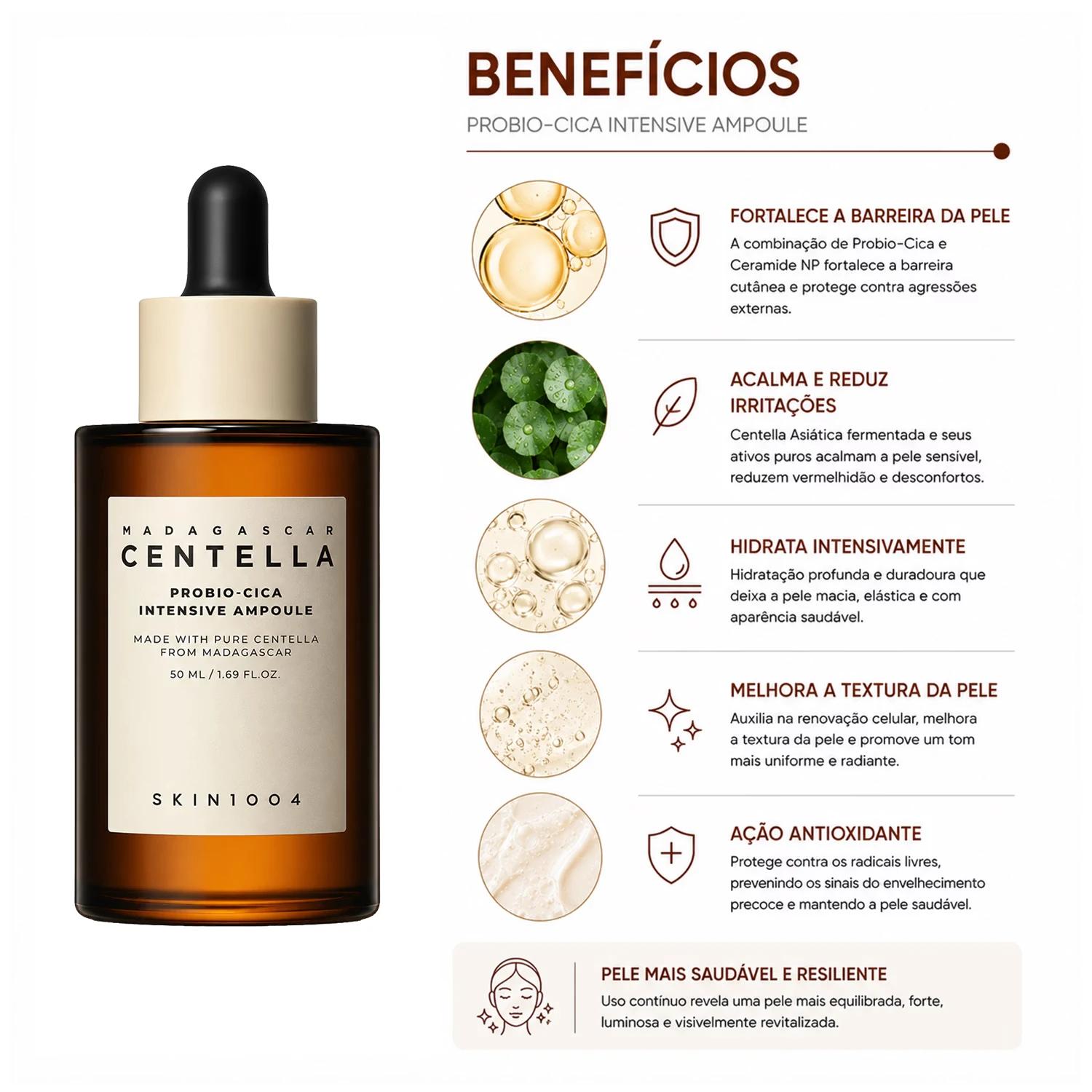 Sérum Facial SKIN1004 Madagascar Centella Probio-Cica Intensive Ampoule 50ml - Imagen 3