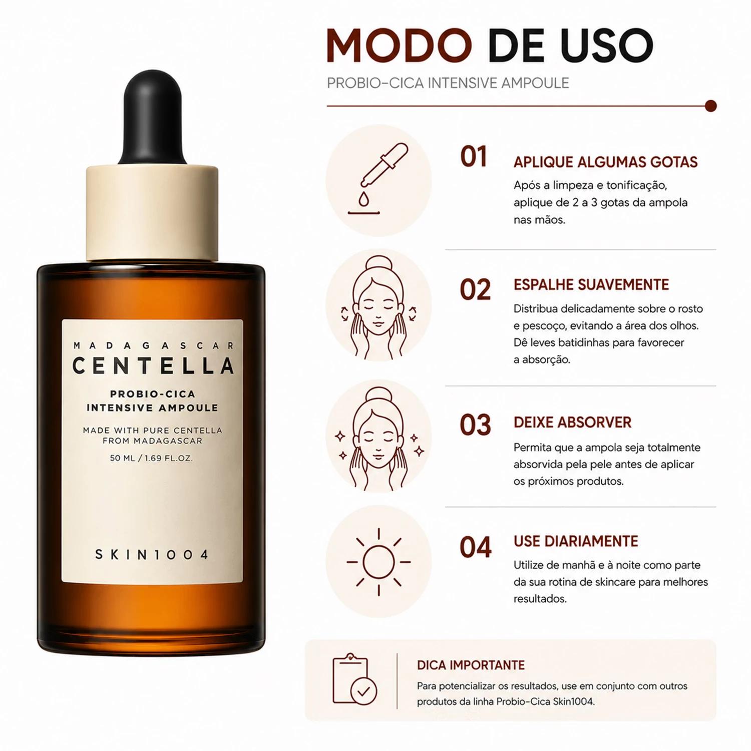 Sérum Facial SKIN1004 Madagascar Centella Probio-Cica Intensive Ampoule 50ml - Imagen 4