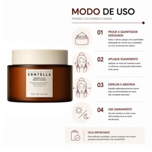 Creme Facial SKIN1004 Madagascar Centella Probio-Cica Enrich 50ml - Imagen 4