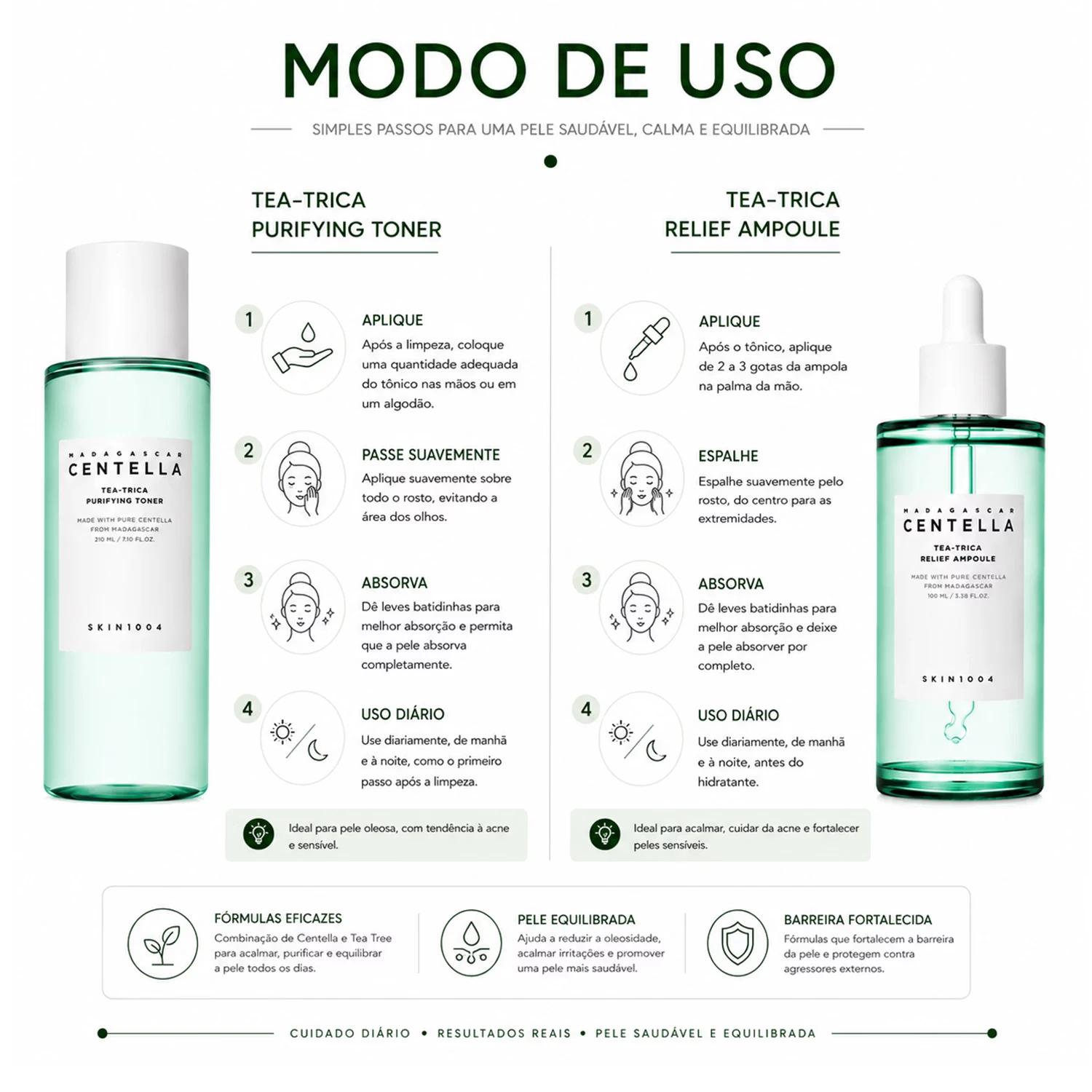 Kit Cuidado Facial SKIN1004 Madagascar Centella Tea-Trica Travel - 4 Unidades - Imagen 7