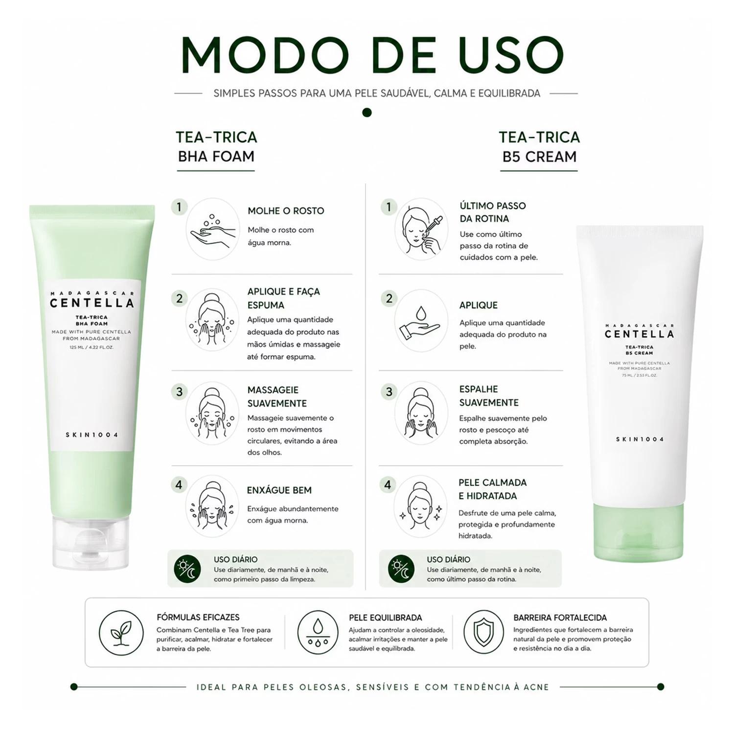 Kit Cuidado Facial SKIN1004 Madagascar Centella Tea-Trica Travel - 4 Unidades - Imagen 8