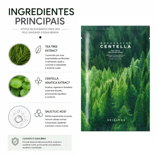Alternative view of Máscara Facial SKIN1004 Madagascar Centella Tea-Trica 24ml