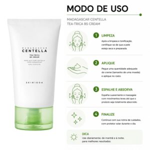 Creme Facial Skin1004 Madagascar Centella Tea-Trica B5 75ml - Imagen 4