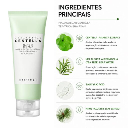 Alternative view of Espuma De Limpieza Facial Skin1004 Madagascar Centella Tea-Trica BHA