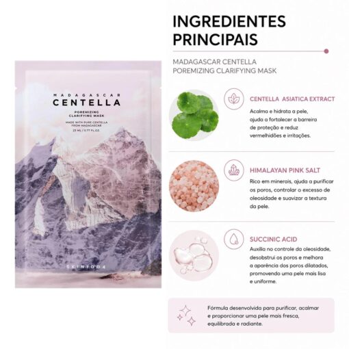 Alternative view of Máscara Facial SKIN1004 Madagascar Centella Poremizing Clarifying 23ml