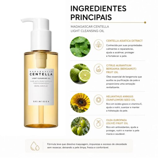 Alternative view of Óleo De Limpieza Facial SKIN1004 Madagascar Centella Light Cleansing Oil 205ml