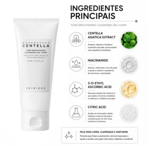 Gel De Limpieza Facial SKIN1004 Madagascar Centella Tone Brightening Cleansing Gel Foam 125ml - Imagen 2