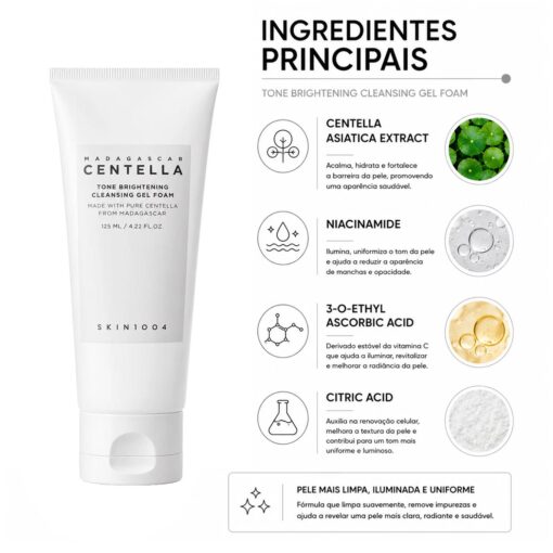Alternative view of Gel De Limpieza Facial SKIN1004 Madagascar Centella Tone Brightening Cleansing Gel Foam 125ml