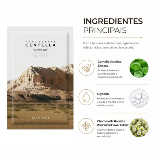 Alternative view of Máscara Facial SKIN1004 Madagascar Centella Watergel Sheet Ampoule 25ml