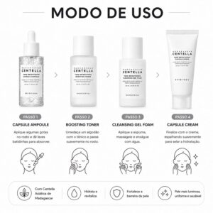 Kit Cuidado Facial SKIN1004 Madagascar Centella Tone Brightening - Imagen 4