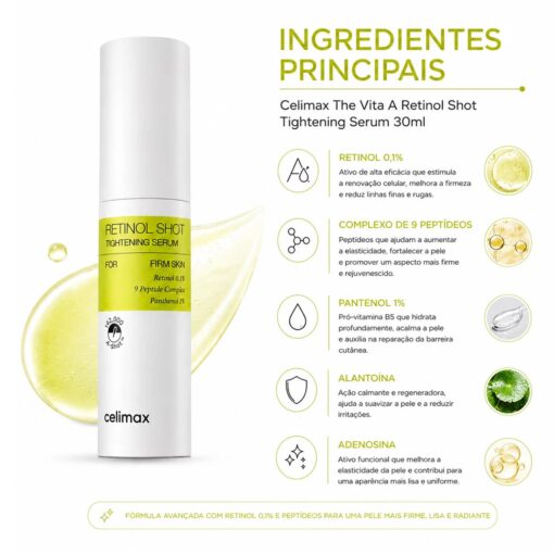 Alternative view of Sérum Celimax The Vita-a Retinol Shot Tightening 30ml