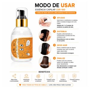 Esencia Muscular Capilar Elizavecca Cer-100 Collagen Coating Hair A+ 120ml - Imagen 5