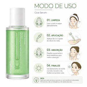 Sérum Facial Celimax The Real Cica Niacinamide AC Calming 40ml - Imagen 4