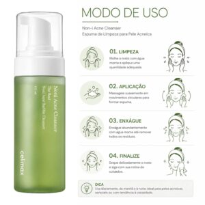 Espuma De Limpieza Facial Celimax The Real Noni Acne Bubble Cleanser 155ml - Imagen 4