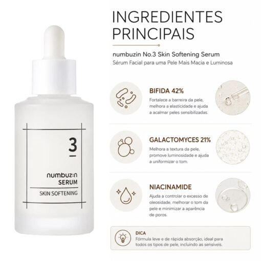 Alternative view of Sérum Facial Numbuzin No. 3 Skin Softening 50ml