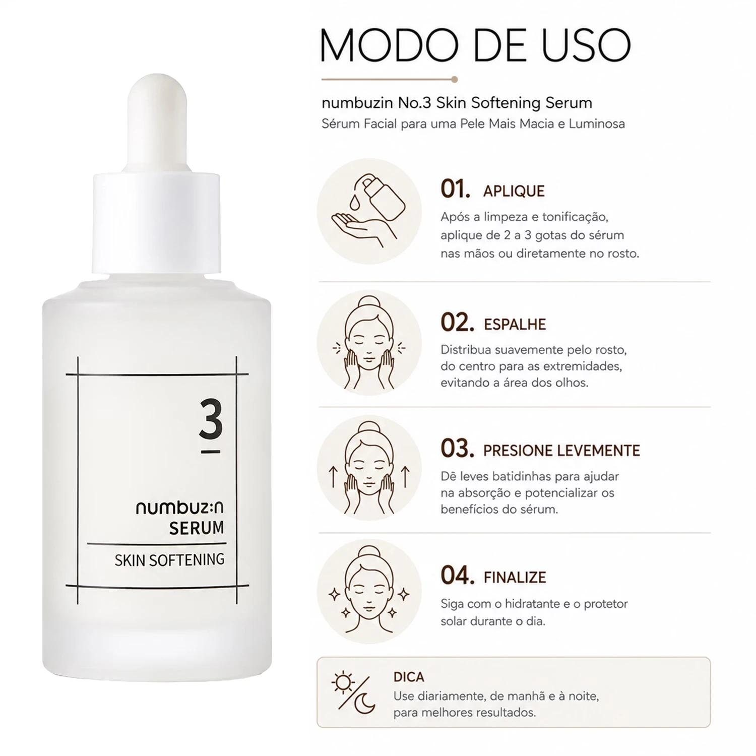 Sérum Facial Numbuzin No. 3 Skin Softening 50ml - Imagen 4