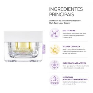 Creme Facial Numbuzin No. 5+ Vitamin Glutathione Dark Spot Laser 50ml - Imagen 2