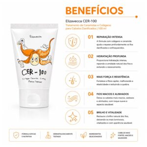 COS TRATAMENTO CAPILAR ELIZAVECCA CER-100 CLGN CERAMIDE COATING 100ML - Imagen 4