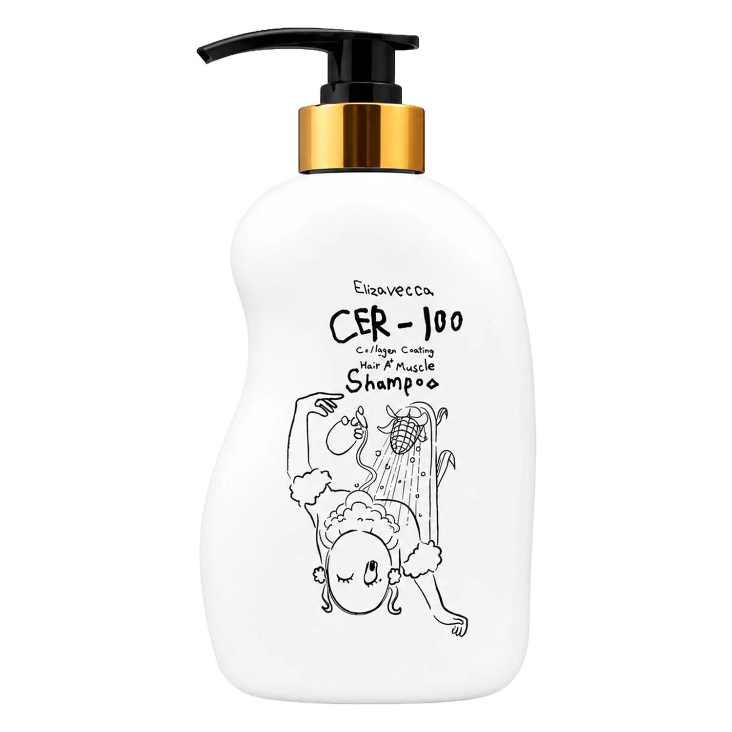 Cos Shampoo Elizavecca Cer-100 Collagen Coating Hair Muscle 50ml