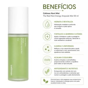 Sérum Facial Celimax Noni Ampoule Calming + Radiance Jumbo 50ml - Imagen 3