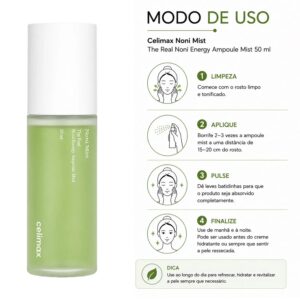 Sérum Facial Celimax Noni Ampoule Calming + Radiance Jumbo 50ml - Imagen 4