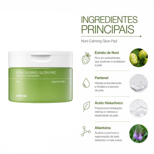 Alternative view of Pads Faciales Celimax Noni Calming Glow - 50 Unidades