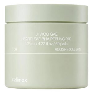 Pads Faciales Celimax Ji Woo Gae Heartleaf Bha Peeling - 60 Unidades