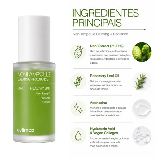 Alternative view of Tónico Facial Celimax Noni Ampoule Calming + Radiance 30ml