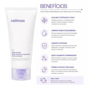 COS Limpieza FACIAL CELIMAX DERMA NATURE RELIEF MADECICA PH BALAN 150ML - Imagen 3