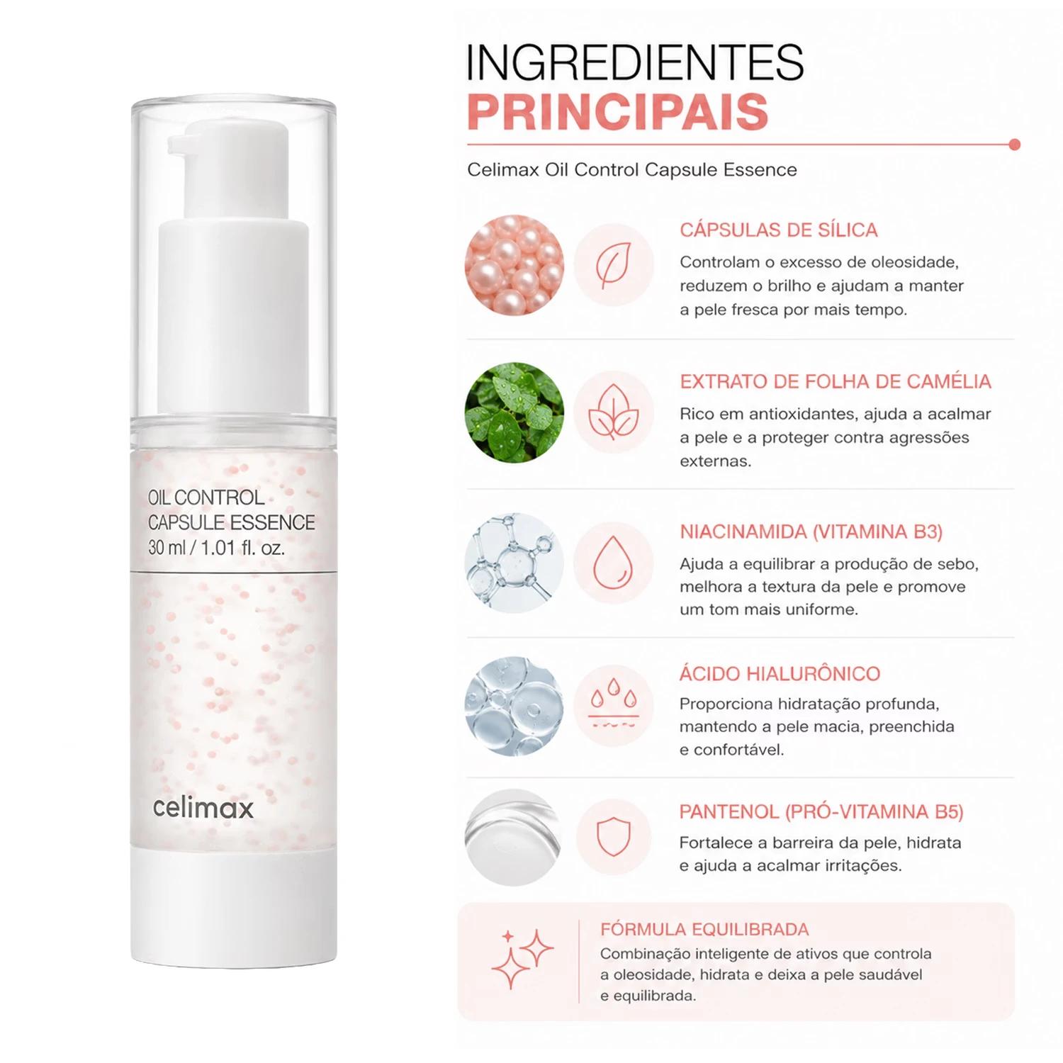 Esencia Facial Celimax Oil Control Capsule Essence 30ml - Imagen 2