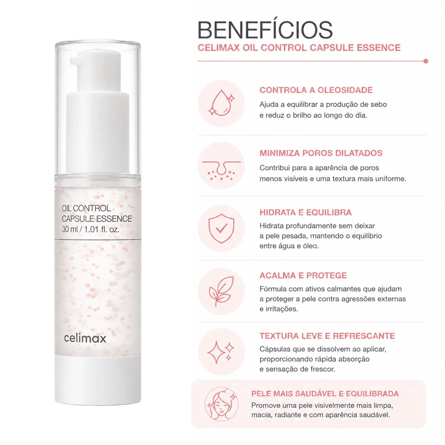 Esencia Facial Celimax Oil Control Capsule Essence 30ml - Imagen 3