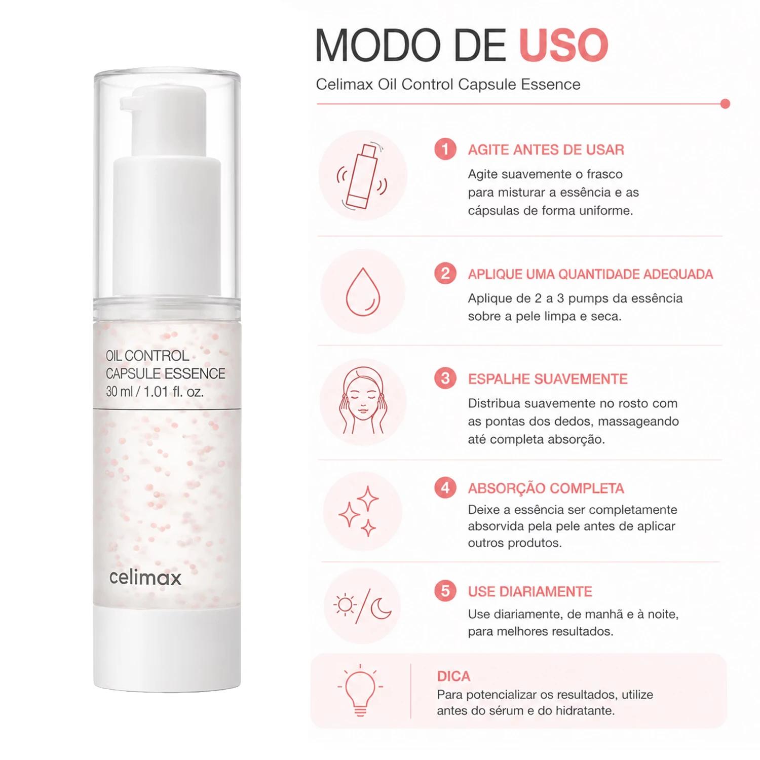 Esencia Facial Celimax Oil Control Capsule Essence 30ml - Imagen 4