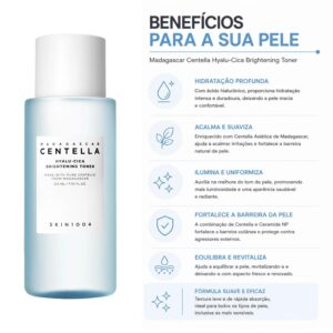 Tónico Facial SKIN1004 Madagascar Centella Hyalu-Cica Brightening 210ml - Imagen 3