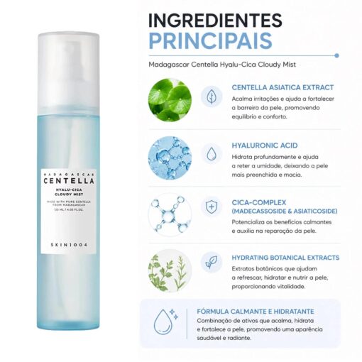 Alternative view of Bruma Facial SKIN1004 Madagascar Centella Hyalu-Cica Cloudy Mist 120ml
