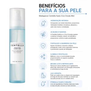 Bruma Facial SKIN1004 Madagascar Centella Hyalu-Cica Cloudy Mist 120ml - Imagen 3