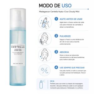Bruma Facial SKIN1004 Madagascar Centella Hyalu-Cica Cloudy Mist 120ml - Imagen 4