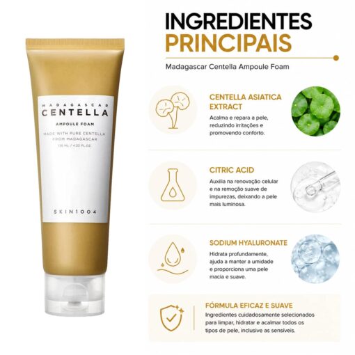 Alternative view of Espuma De Limpieza Facial SKIN1004 Madagascar Centella Ampoule Foam 125ml